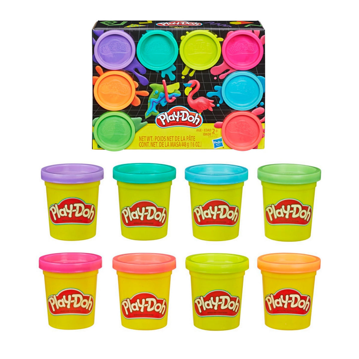 Play-Doh 8 Pack Hasbro - Neon
